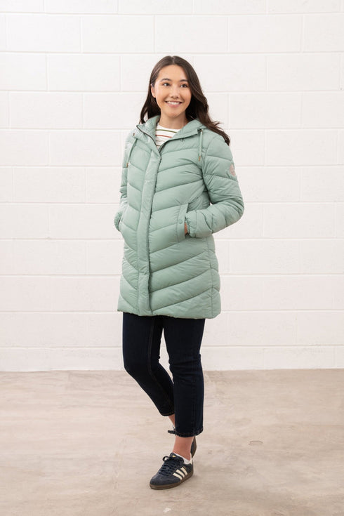Lighthouse Laurel Womens Padded Mid-Length Coat
